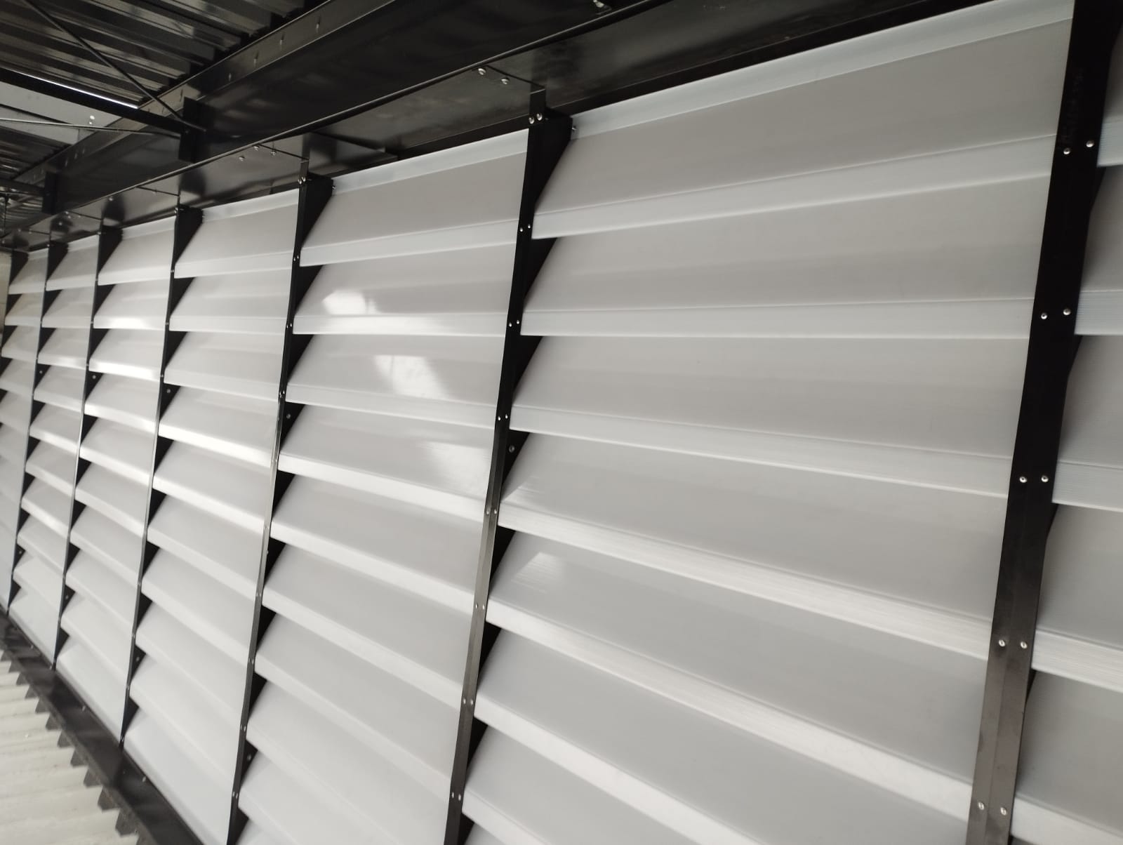 sistema de ventilação industrial