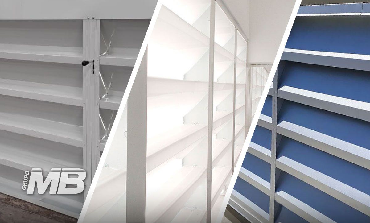 materiais para venezianas industriais